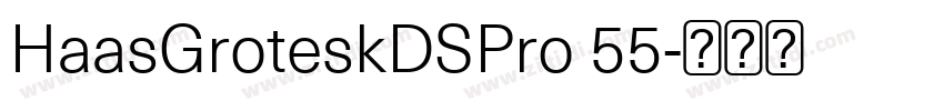 HaasGroteskDSPro 55字体转换